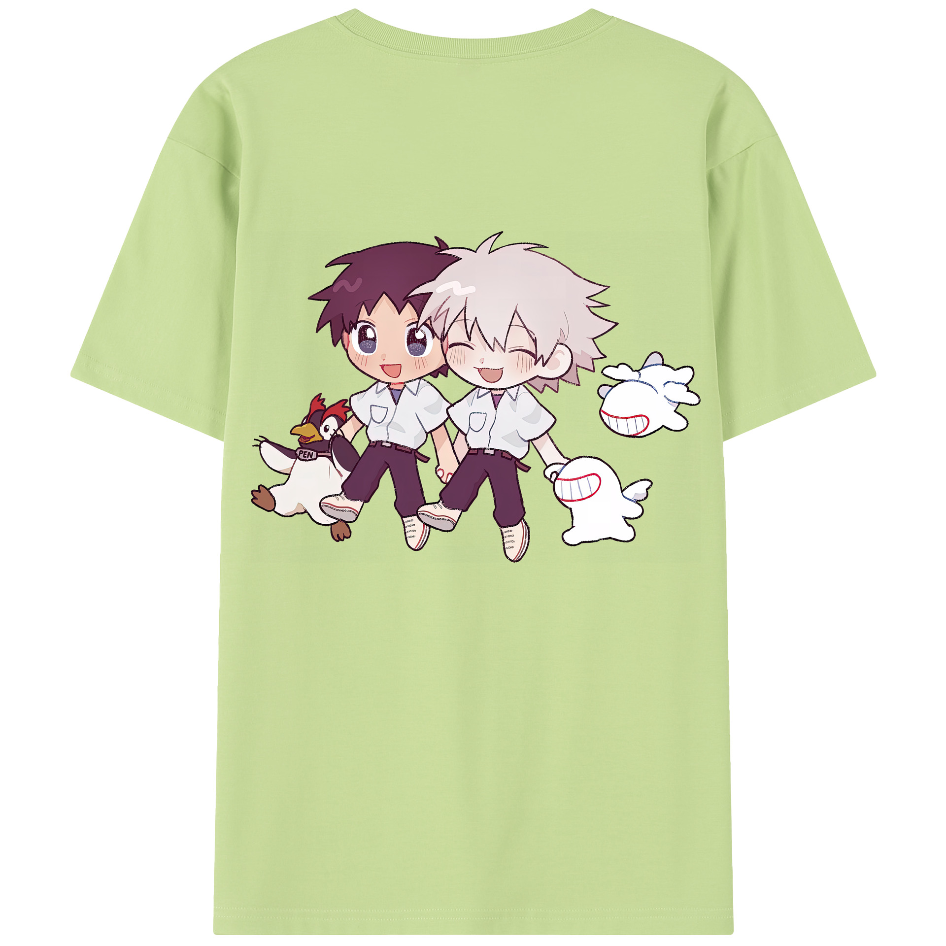（画像用） EVA 新世紀エヴァンゲリオン 綿100％半袖Tシャツ（背面プリント）
